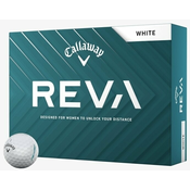 Callaway Reva 2025 White Basic Golf žogice