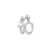 Hey Happiness Uhani Glow Cuff srebrna