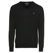 Polo Ralph Lauren Pulover LS SF VN PP-LONG SLEEVE-SWEATER, črna