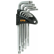 Komplet ključev torx tipa l t10-t50 9 kosov. Kratek
