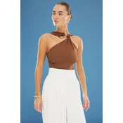 Trendyol Milla Ženska bluza, Braon