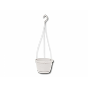 eoshop Cvetlični lonček LOGO obešen s plastičnim pladnjem d25x17cm