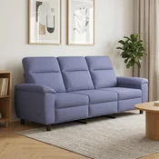 Vidaxl Kavč Jeans modra 214 x 90 x 95 cm Blago