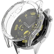 GS Ovitek 2 v 1 z zaščitno folijo za Huawei Watch GT 4 46 mm, prozoren