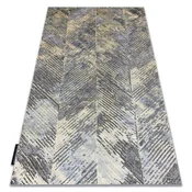 eoshop Moderna preproga DE LUXE 2087 Srebrna kost vintage - Strukturna, zlata/siva ( - Velikost: 140x190 cm)