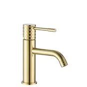 Mešalnik za umivalnik Rea Lungo Diamond Gold Low