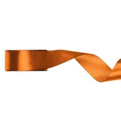 Saten trak RUSTY oranžen dekorativni okrasni trak 38 mm 25 m