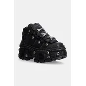 Usnjene superge New Rock Crust Negro + Tank Casco Negro