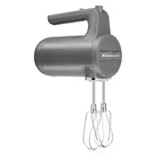 KitchenAid 5KHMB732EDG brezžični ročni mešalnik, Charcoal Grey