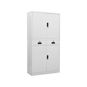 Uredski ormaric svjetlosivi 90 x 40 x 180 cm celicni