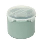 shumee LUNCH BOX Okrogla zelena 1,4l lahka škatla za zajtrk