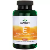 Swanson - Mešanica vitamina E 400 IU, 250 kapsul