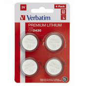 Verbatim CR2430 lithium baterija 3V 4PACK 49534 ( CR2430V4/Z )