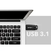 USB ključek Lexar JumpDrive S80, 256GB, USB 3.1, 150 MB/s
