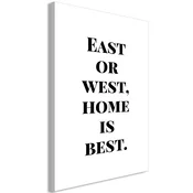Slika - Home Is Best (1 Part) Vertical 40x60
