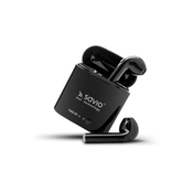 Savio TWS-02 naglavne slušalice i slušalice s ugradenim mikrofonom Bežicno U uhu Pozivi/glazba Bluetooth Crno