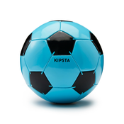 Nogometna lopta First Kick velicina 3 za djecu mladu od 9 godina plava