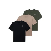 Abercrombie & Fitch Majica bež/zelena/črna