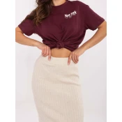 Skirt-D93020M50243A1-light beige