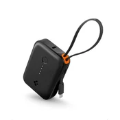 Spigen Osnovna prenosna baterija 10.000 mAh 30 W (vgrajen kabel), črna EA3010BT