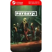 Payday 3 - Steam koda brez škatlice (WINDOWS PC | STEAM DECK)
