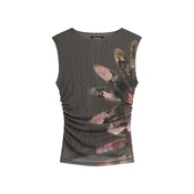 Desigual Majica rjava/roza