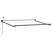 Električni sklopivi okvir tende Antracit 2,5 x 2 m Aluminij