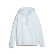 Puma CLASSICS LOGO HOODIE TR (S), ženski pulover, bijela 622819