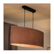 Duolla - Luster na sajli OVAL 2xE27/15W/230V ružicasti