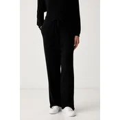 HUGO loungewear hlače ženske z viskozo HUGO HEART PANT