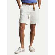 Polo Ralph Lauren Kratke hlače iz tkanine 710799213022 Bela Regular Fit