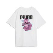 Puma GRAPHICS RELAXED FLOWER TEE, ženska majica, bijela 691908