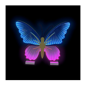 2Kids Toys - LED Neon namizna dekoracija LED/USB metulj