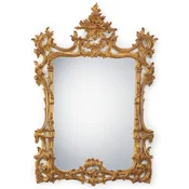 Casa Padrino luxury baroque mirror antique gold - Handmade baroque style solid wood wall mirror - Luxury furniture in baroque style - Made in Italy - Baroque Interior