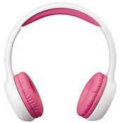 Djecje slušalice Lenco - HP-010PK, roza/bijele