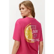 Trendyol Milla Ženska majica TWOSS24TS00233, Roze