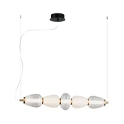 LED luster na sajli SHINY LED/23W/230V bela/zlatna