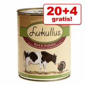 10 + 2 gratis! 12 x 400 g Lukullus Naturkost - Adult perad i janjetina (bez žitarica)