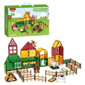 Magnetic Tiles Magnetni gradbeni Farm sada 76ks - Magnetic Tiles