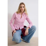 Trendyol Bluza roza / temno roza