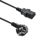 Qoltec IEC C13/SCHUKO napajalni kabel | 3x0,75 mm2 | 1,4 m
