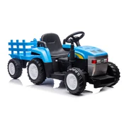 Otroški traktor na akumulator A009B modre barve