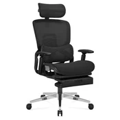 Ergonomska stolica s osloncem za noge Expert 9.3 crna