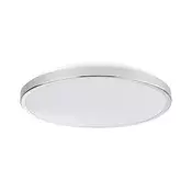 LED stropna svetilka LIBRA LED/24W/230V 4000K premer 39 cm sijajni krom