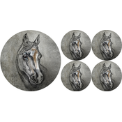 Bertoni Home Unisexs 1+4 Round Table Pads Set Lord