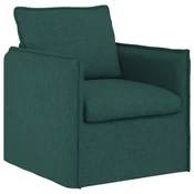 Vidaxl Kavč Temno zelena 75 x 82 x 85 cm blago