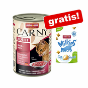 6x400 g Animonda Carny - Piščanec, puran & račja srca