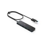 * Ultra tanko podatkovno središče s 4 vrati USB 3.0