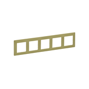 Legrand 754085 - Okvir za prekidace VALENA LIFE 5P, zelene boje