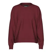 PIECES Sweater majica PCChilli merlot